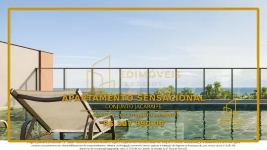 Apartamento com 2 Quartos à venda, 51m² no Conjunto Jacaraípe, Serra