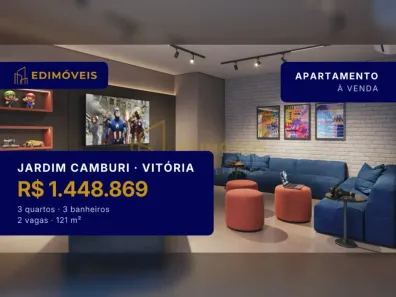 Apartamento com 3 Quartos à venda, 121m² no Jardim Camburi, Vitória