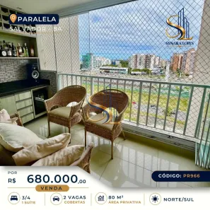 Apartamento com 3 Quartos à venda, 80m² no Paralela, Salvador
