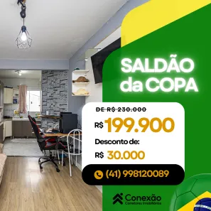 Apartamento com 2 Quartos à venda, 45m² no Osasco, Colombo