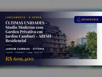 Apartamento com 1 Quarto à venda, 38m² no Jardim Camburi, Vitória