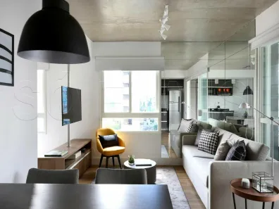 Flat com 1 Quarto à venda, 62m² no Cidade Monções, São Paulo