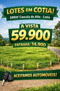 Lote/Terreno à venda, 500m² no das Pedras, Cotia