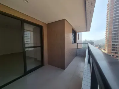 Apartamento com 3 Quartos para alugar, 90m² no Guilhermina, Praia Grande