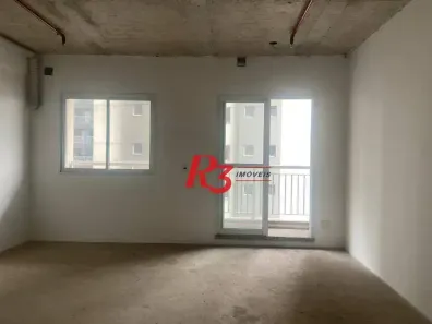 Sala Comercial para alugar, 48m² no Vila Mathias, Santos