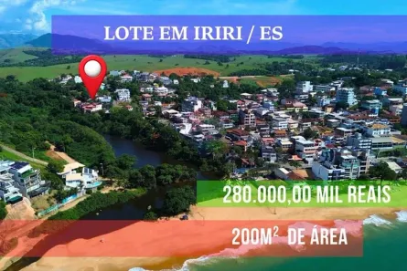 Lote/Terreno à venda, 200m² no Iriri, Anchieta