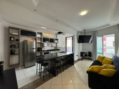 Apartamento com 1 Quarto para alugar, 55m² no Canto do Forte, Praia Grande
