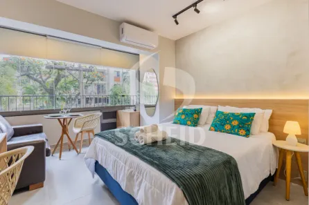 Apartamento com 1 Quarto à venda, 26m² no Cerqueira César, São Paulo