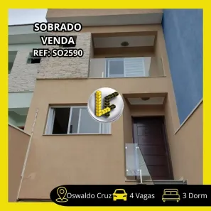 Sobrado com 3 Quartos à venda, 232m² no Osvaldo Cruz, São Caetano do Sul