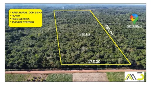 Fazenda/Sítio à venda, 140000m² no Área Rural de Teresina, Teresina