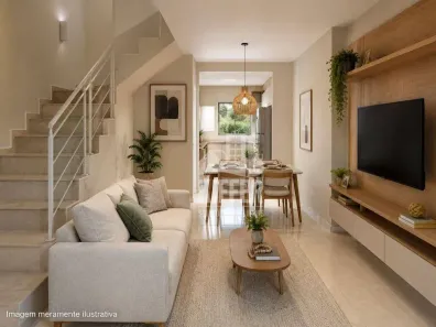 Casa de Condomínio com 2 Quartos à venda, 70m² no Laranjal, São Gonçalo