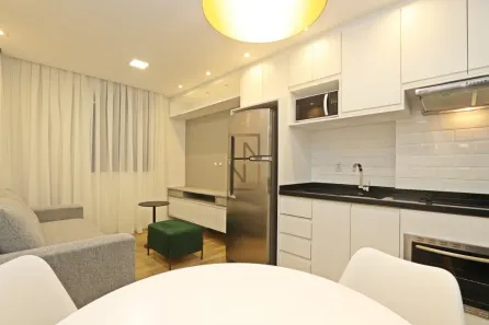 Apartamento com 1 Quarto para alugar, 29m² no Mercês, Curitiba