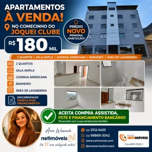 Apartamento com 2 Quartos à venda, 60m² no Jóquei Clube, Juiz de Fora