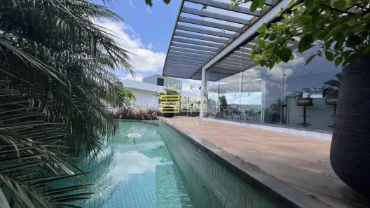 Casa de Condomínio com 4 Quartos para alugar, 400m² no Alphaville (Abrantes), Camaçari