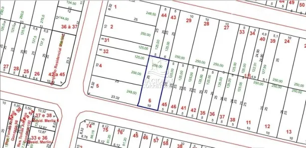 Lote/Terreno à venda, 250m² no Jardim Utinga, Santo André