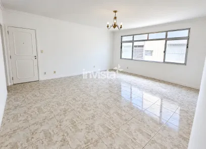 Apartamento com 3 Quartos para alugar, 150m² no Embaré, Santos