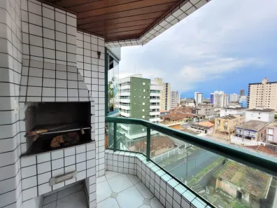 Apartamento com 2 Quartos para alugar, 75m² no Guilhermina, Praia Grande
