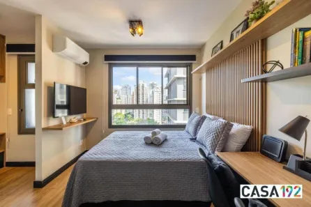 Apartamento com 1 Quarto para venda ou aluguel, 21m² no Campo Belo, São Paulo