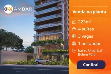 Apartamento com 3 Quartos à venda, 223m² no Umarizal, Belém