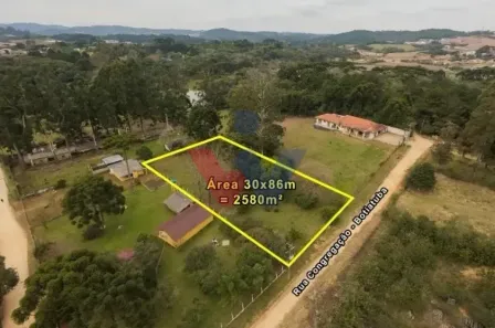 Lote/Terreno à venda, 2580m² no Botiatuba, Almirante Tamandaré