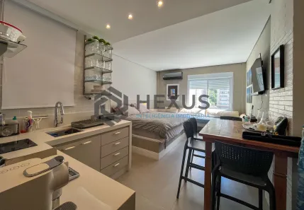 Kitnet com 1 Quarto à venda, 39m² no Pitangueiras, Guarujá