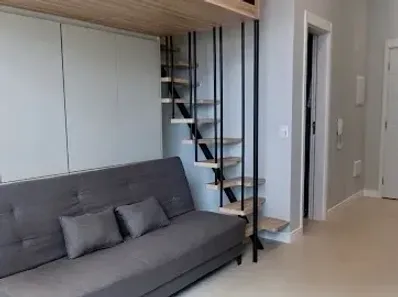 Apartamento com 1 Quarto para alugar, 26m² no Jardim das Acácias, São Paulo