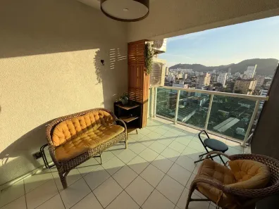 Apartamento com 2 Quartos para alugar, 69m² no Vila Mathias, Santos