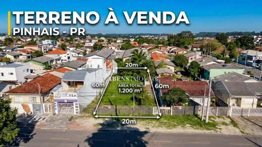 Lote/Terreno à venda, 1200m² no Weissópolis, Pinhais