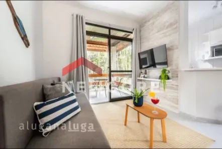 Flat com 1 Quarto à venda, 46m² no Riviera, Bertioga
