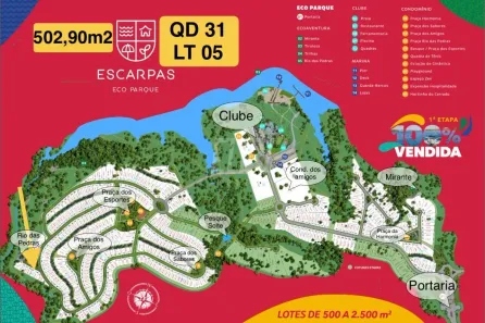 Lote/Terreno à venda, 502m² no , Abadiânia