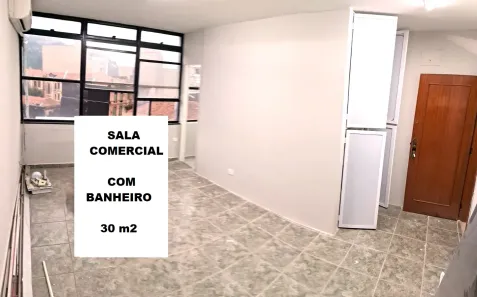Sala Comercial à venda, 30m² no Centro, Santos