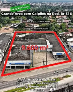 Prédio Comercial à venda, 6500m² no Coqueiro, Ananindeua