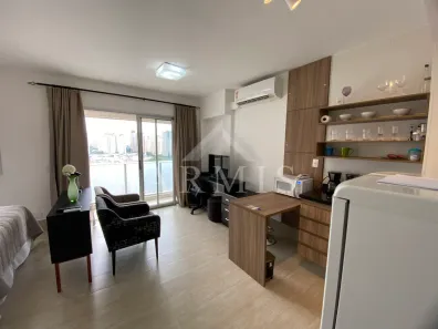 Apartamento com 1 Quarto para alugar, 33m² no Santo Amaro, São Paulo