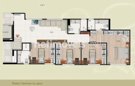 Cobertura com 4 Quartos à venda, 182m² no Nova Suíssa, Belo Horizonte