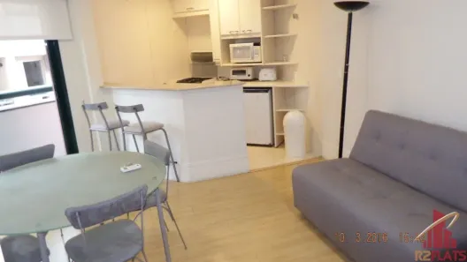 Flat com 1 Quarto para alugar, 40m² no Itaim Bibi, São Paulo