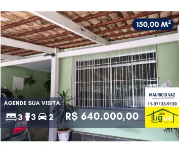 Sobrado com 3 Quartos à venda, 150m² no Vila Gomes, São Paulo