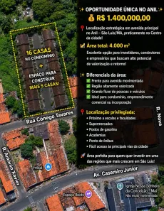 Prédio Residencial com 16 Quartos à venda, 4000m² no Anil, São Luís