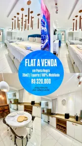 Flat com 1 Quarto à venda, 35m² no Ponta Negra, Natal
