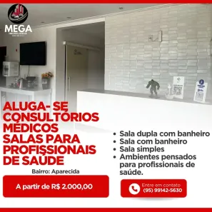 Consultório para alugar, 400m² no Nossa Senhora Aparecida, Boa Vista