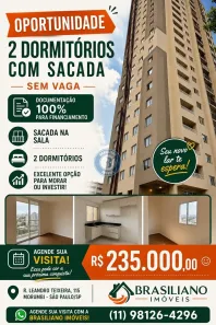 Apartamento com 2 Quartos à venda, 40m² no Paraisópolis, São Paulo