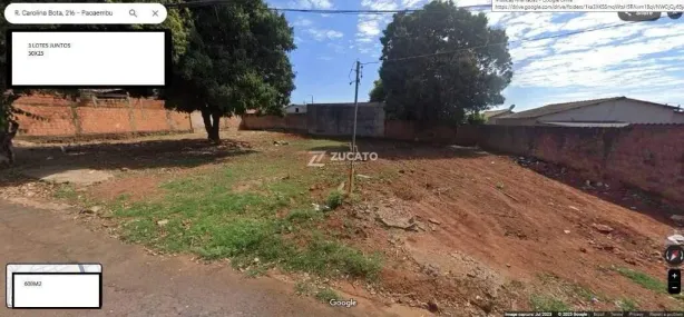 Lote/Terreno à venda, 600m² no Pacaembu, Uberaba