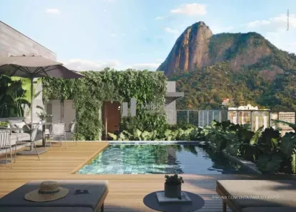 Apartamento com 4 Quartos à venda, 155m² no Humaitá, Rio de Janeiro