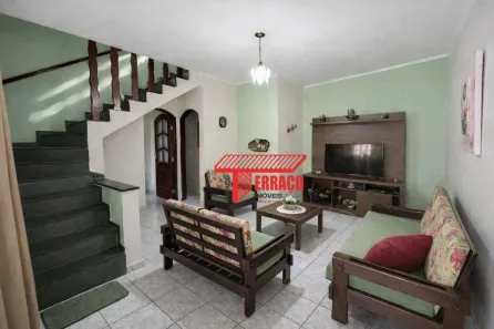 Sobrado com 3 Quartos à venda, 116m² no Vila Junqueira, Santo André