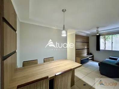 Apartamento com 3 Quartos para alugar, 63m² no Morumbi, Paulínia