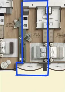 Apartamento à venda, 25m² no Centro, Rio de Janeiro