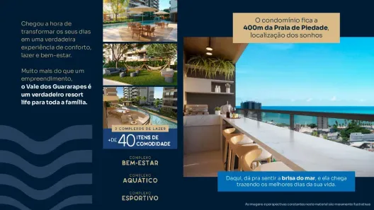 Apartamento com 2 Quartos à venda, 60m² no Piedade, Jaboatão dos Guararapes