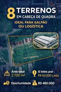 Lote/Terreno à venda, 2700m² no Nova Esperança, Parnamirim