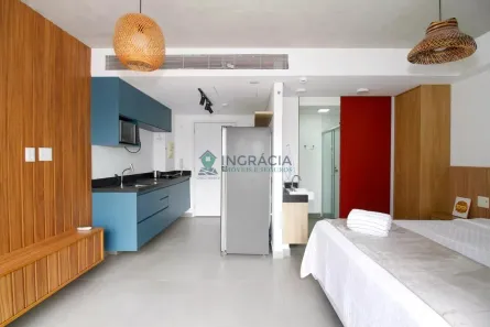 Flat com 1 Quarto para alugar, 30m² no Jardim das Bandeiras, São Paulo