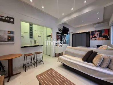 Kitnet com 1 Quarto à venda, 34m² no Embaré, Santos