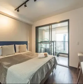 Apartamento com 1 Quarto à venda, 25m² no Cidade Monções, São Paulo